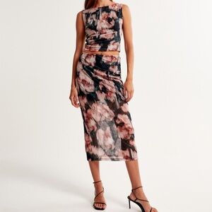 WORN 1x Abercrombie Mesh Two-Piece Outfit